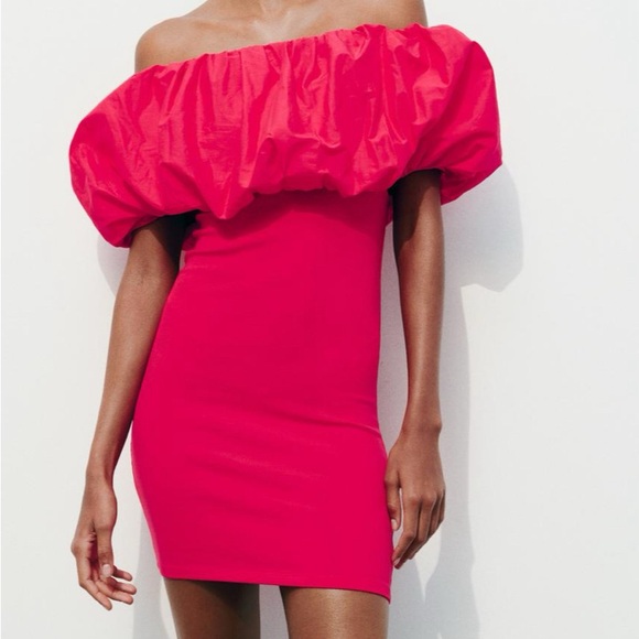 Pink puffy dress - Picture 2 of 2